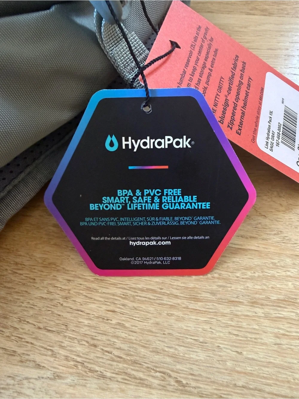 REI Link Hydro 15 Hydration Pack - Gray
